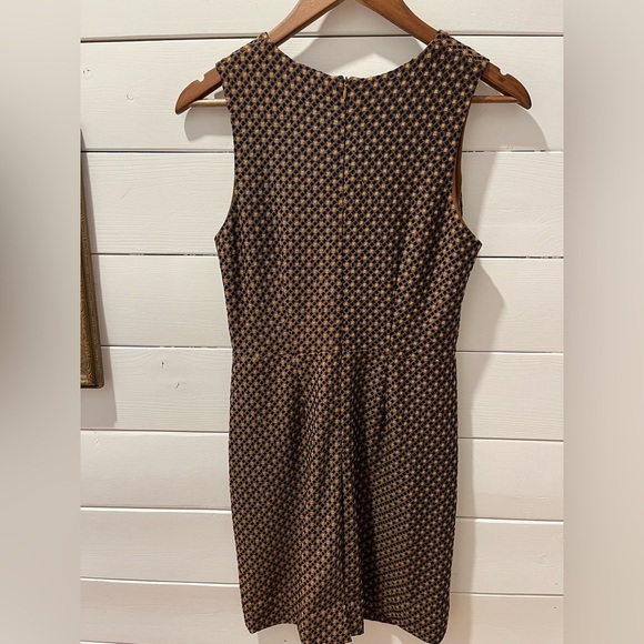 ANONYME navy & brown patterned dress size S - Picture 9 of 9